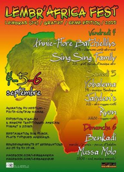 FESTVAL LEMBR'AFRICA FEST 2015 / 2016